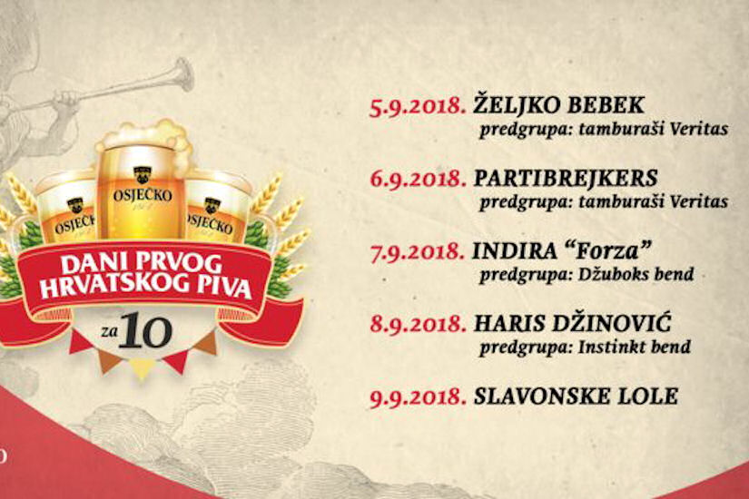 dani prvog hrvatskog piva