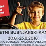 ljetni bubnjarski bubnjeve dokkica